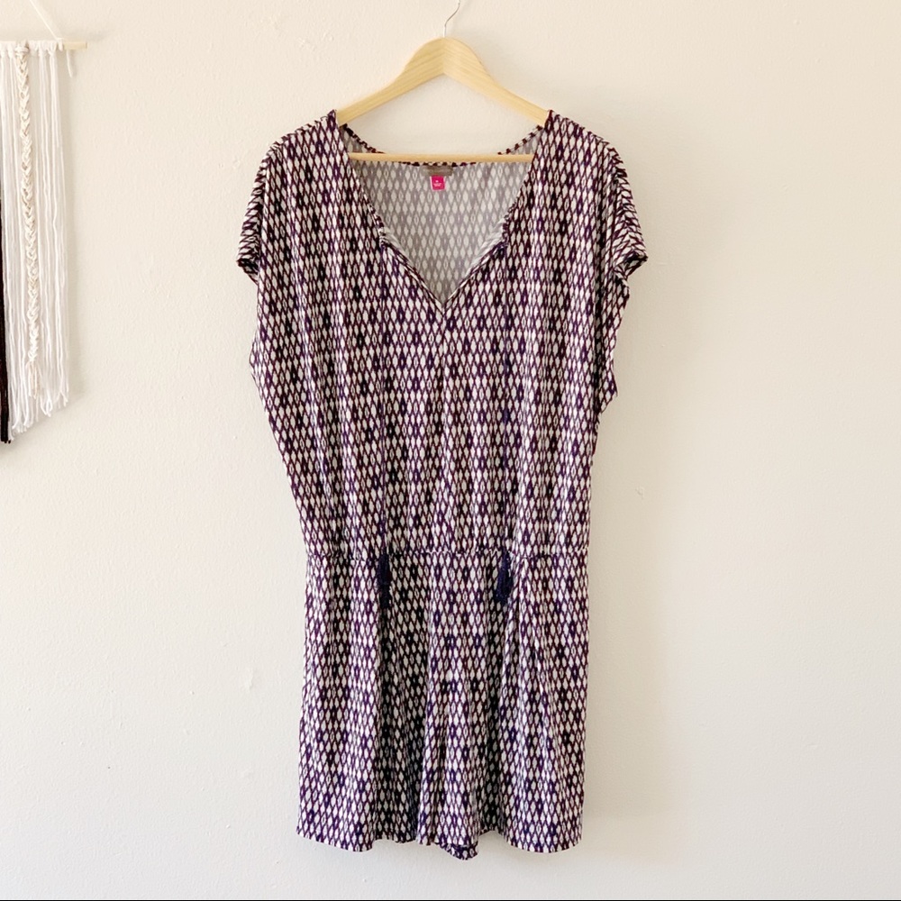 Vince Camuto romper Ikat pattern sz XL